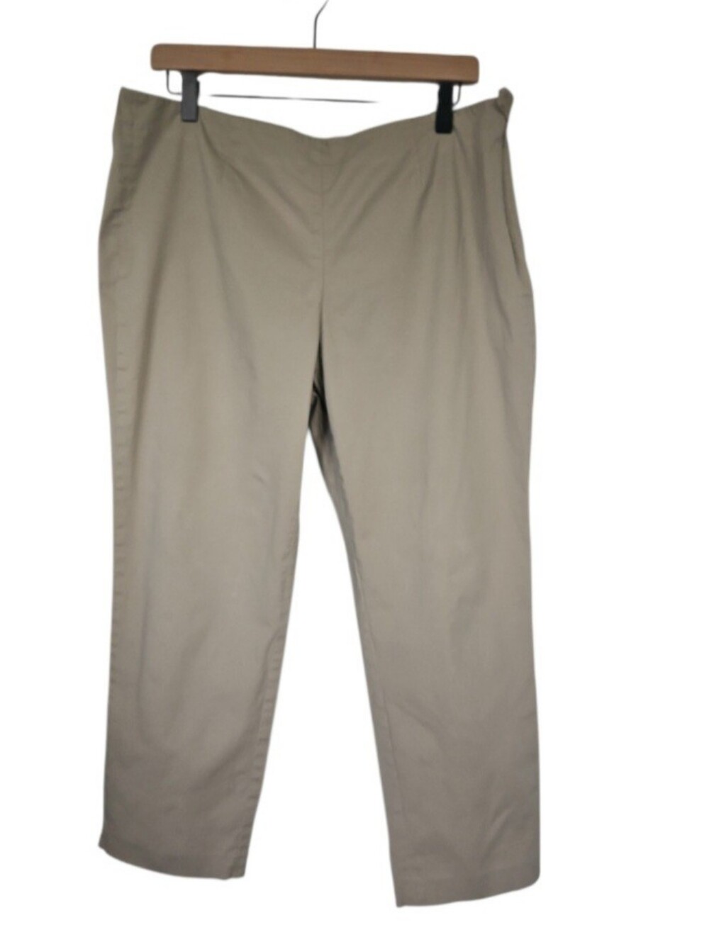 J Jill Tan Casual Side Zip Pants 14P